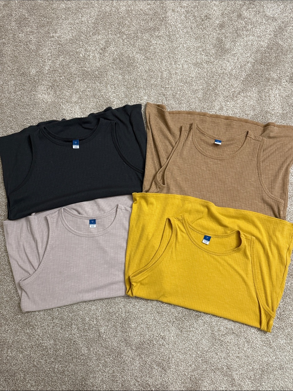 Old Navy Luxe Ribbed Tank  Bundle of 4